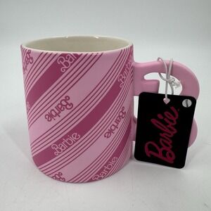 Barbie Classic Pink Coffee Ceramic Mug New Ceramic W/Tag